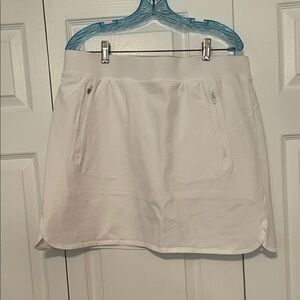 Talbots White Skort XL